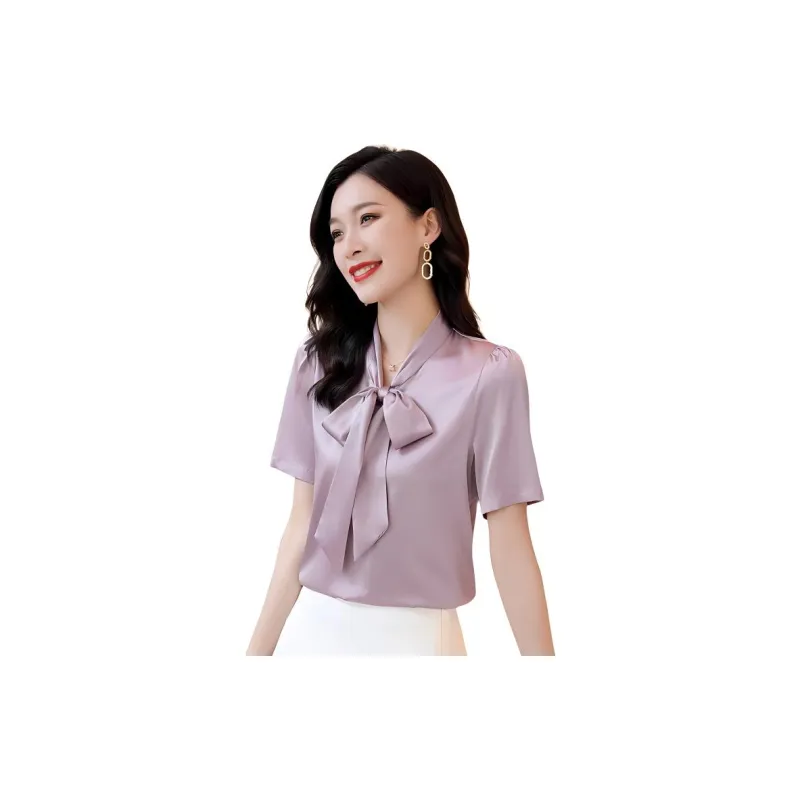 Yi Mengyuan Heavyweight Mulberry Silk Silk Shirt Women's-4