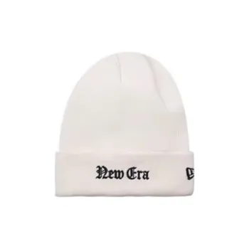 New Era Acrylic Beanies Unisex White