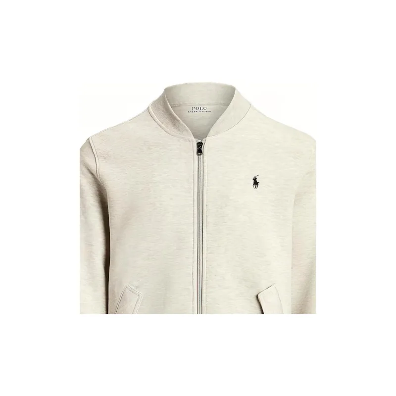 Polo Ralph Lauren FW23 Baseball Jacket Men's Light Gray-3