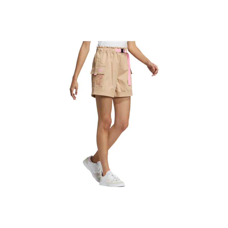 Adidas Casual Shorts Women's Khaki-3