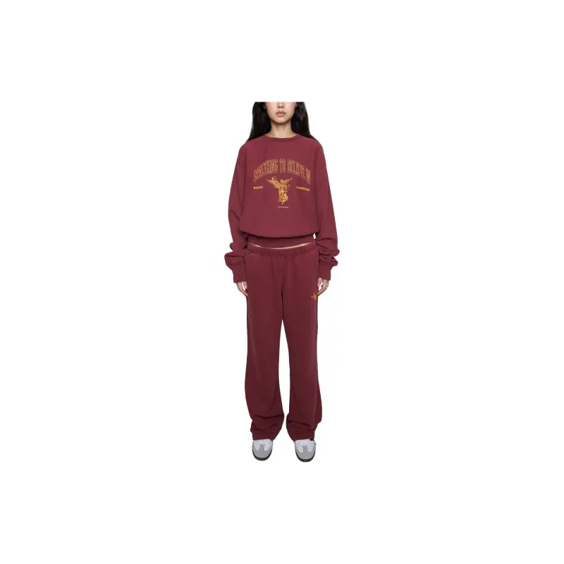 Danielle Guizio X Champion Danielle Guizio Co-brand Sweatshirts Women's Red-1