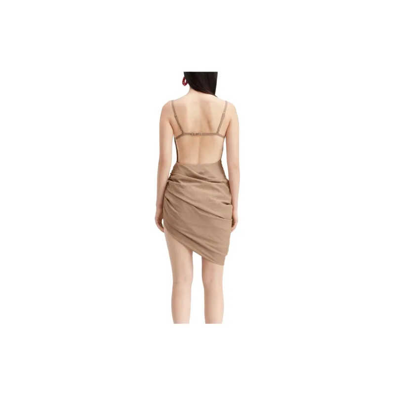 Jacquemus La Robe Saudade 'Khaki'-5