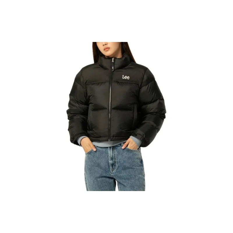 Lee Down Jackets Women's Black-3