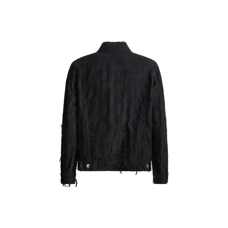 CHINISM Denim Jacket Unisex Black-1