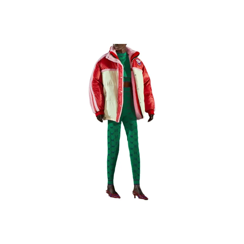 GUCCI X Adidas Wool Jacquard Sweater Green/Blue-1