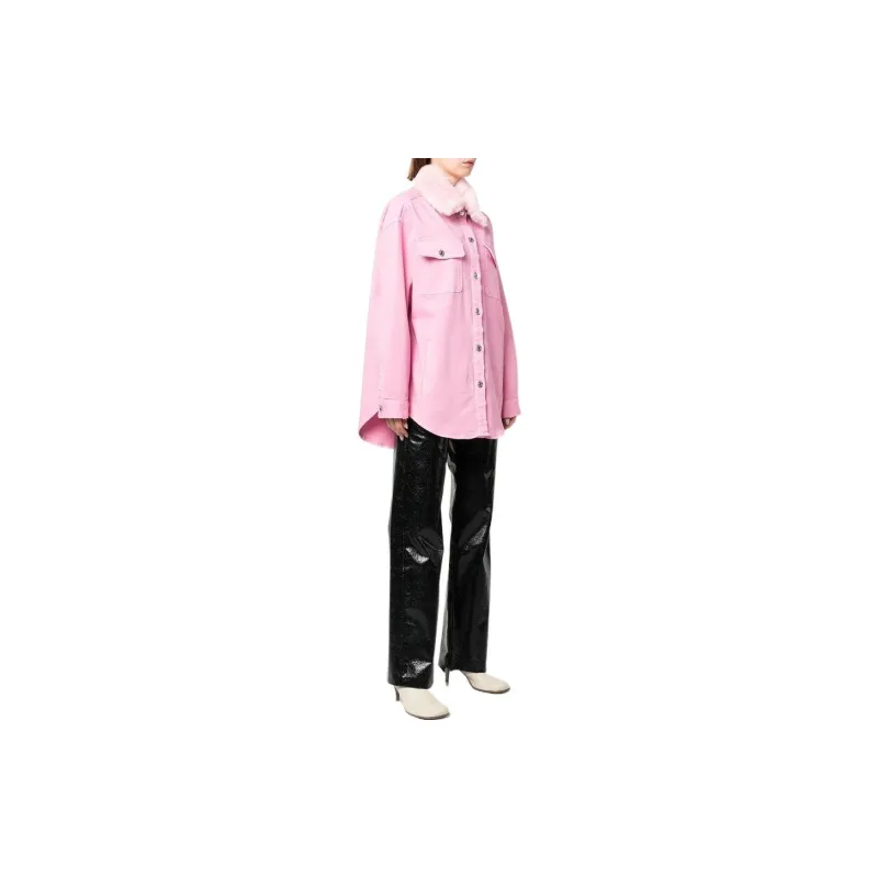 Blumarine Denim Jackets Women's Pink-1
