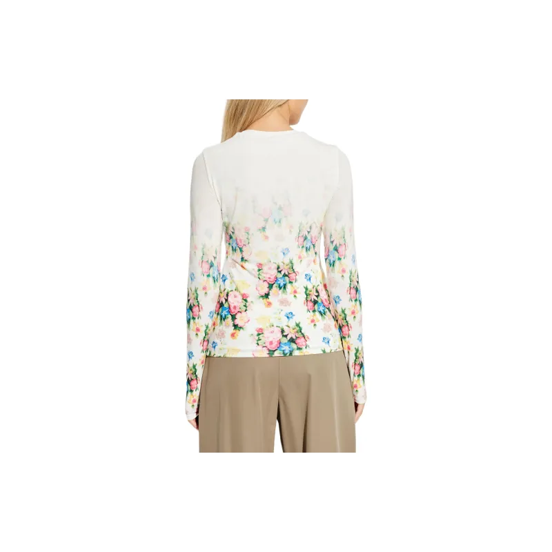 LOEWE Floral Printed Long Sleeved Top-2