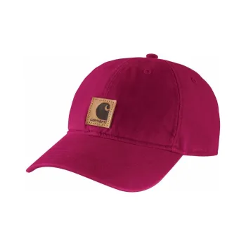 Carhartt 100% Cotton Baseball Caps Men's Burgundy