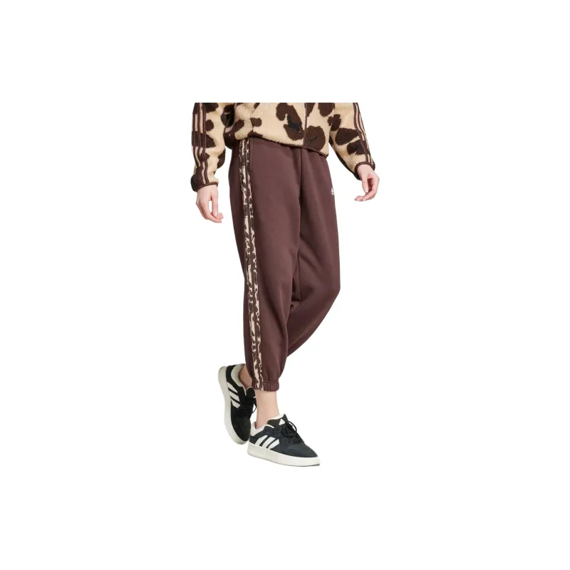 Adidas Free Shipping With AdiClub Essentials 3-Stripes Animal-Print 7/8 Pants-3