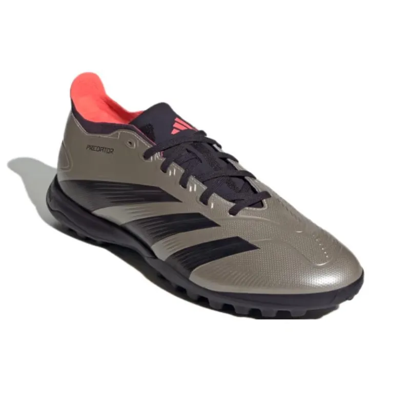Adidas Predator League Turf Platinum Metallic Aurora Black Turbo-2