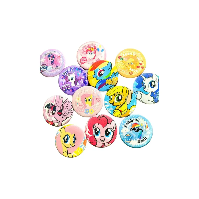 KAYOU Twilight Sparkle, Rainbow Dash, Applejack, Rarity, Fluttershy, Pinkie Pie Chibi Badge Badges-14