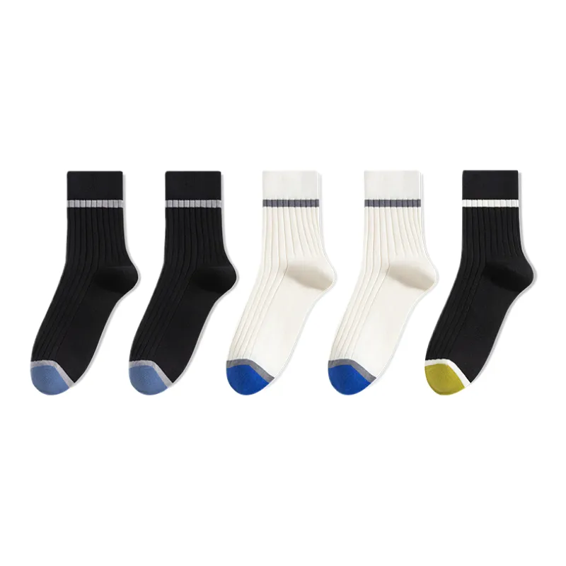 Lan Miao Mid Calf Socks Men's 5 Pack-1