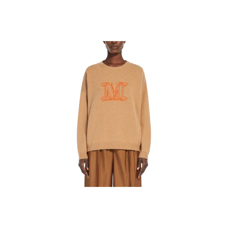 MaxMara Cashmere Sweaters Women's Brown-3