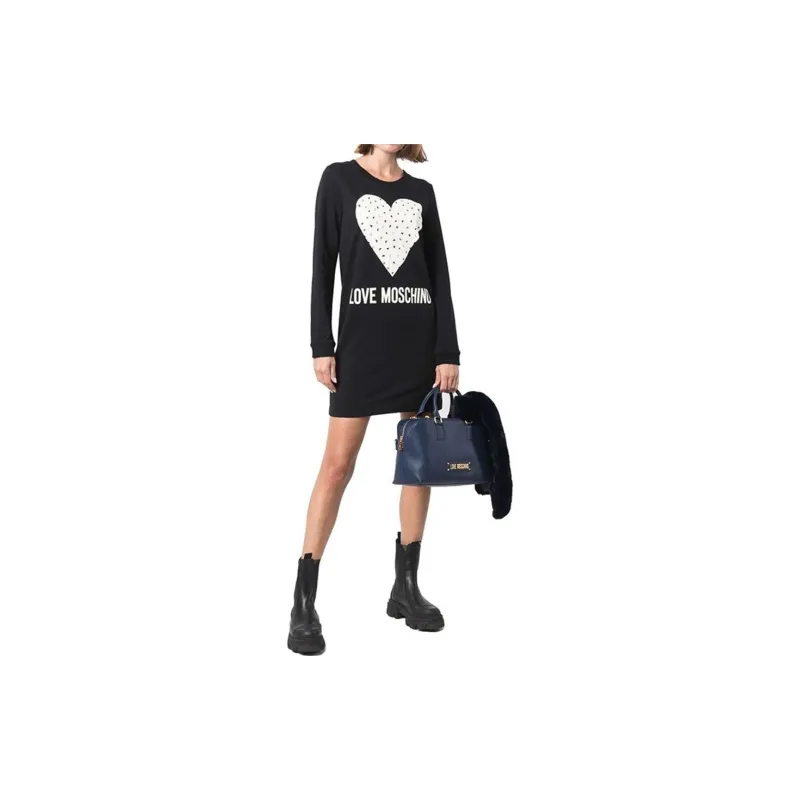 LOVE MOSCHINO T Shirts Women's Black-1