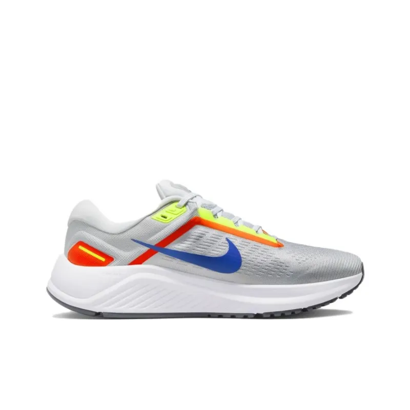 Nike Zoom Structure 24 Cushioning, Wear Resistant Low Top Running Shoes Men's Gray-1