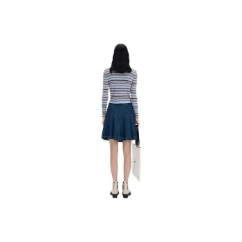 Self Who Sweaters Women's Blue