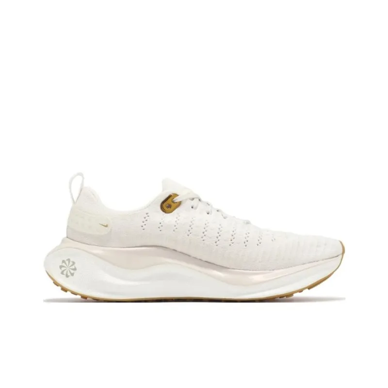 Nike ReactX Infinity Run 4 White Gum Metallic Gold Women's-1