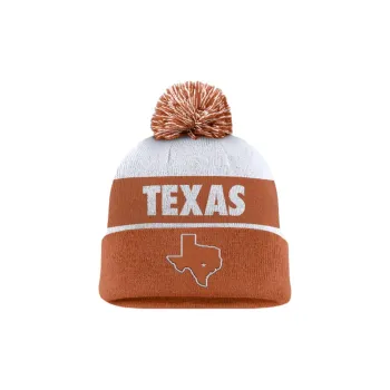 Nike Texas Longhorns Primetime Peak Men's Nike College Cuffed Pom Beanie