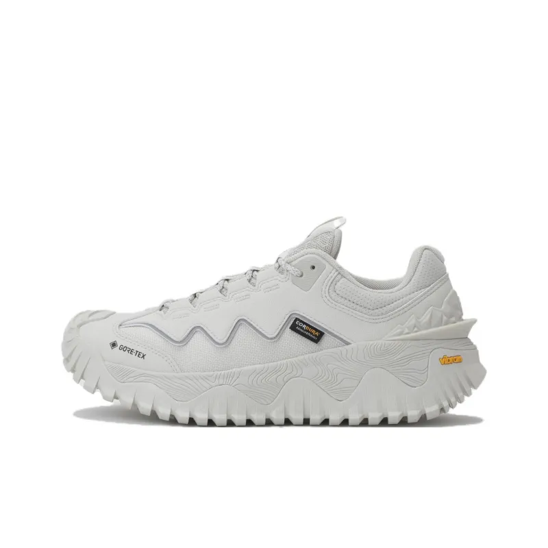 KOLON SPORT Anti Slip Wear Resistant Low Top Hiking Shoes Unisex White Gray-0