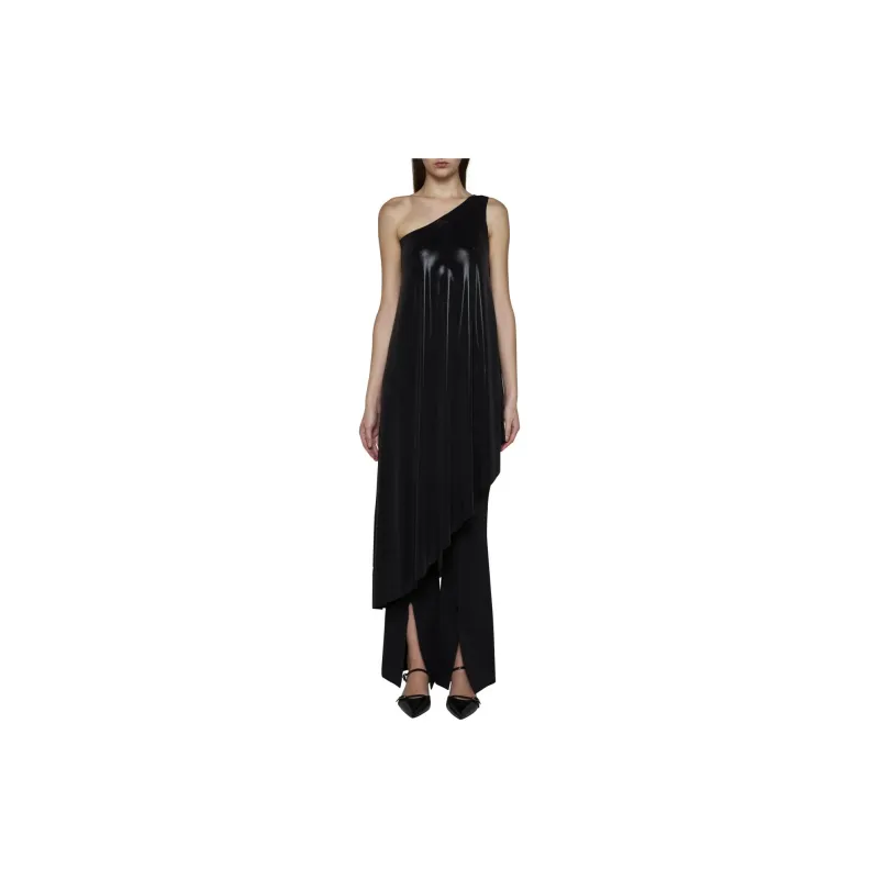 NORMA KAMALI One shoulder Asymmetric Tunic-1