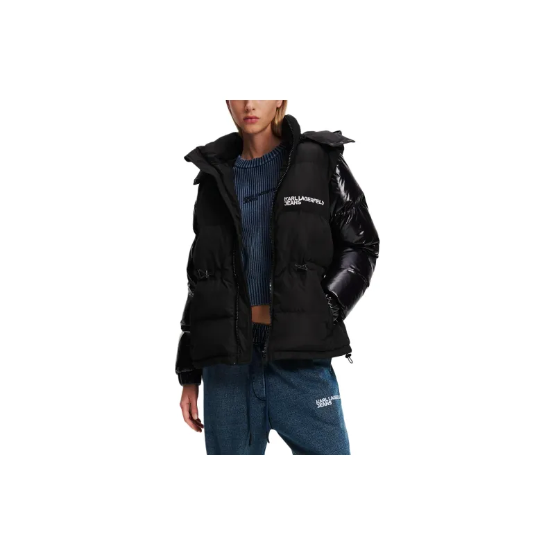 KARL LAGERFELD / Karl Lagerfeld Jeans Hooded Puffer Jacket-4