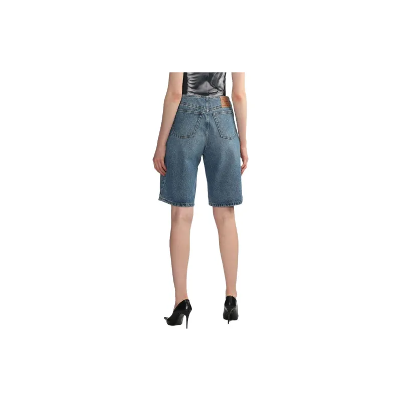 Y/Project Denim Shorts Women's Dodger Blue-2
