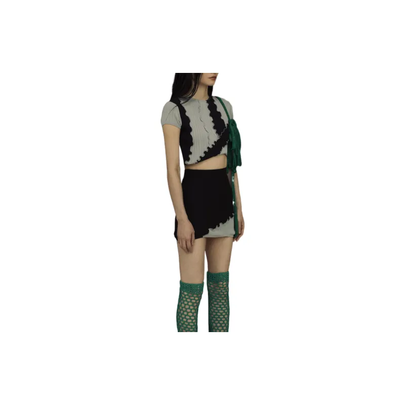 VELVET GLOVE SS22 Cropped Skirt-2