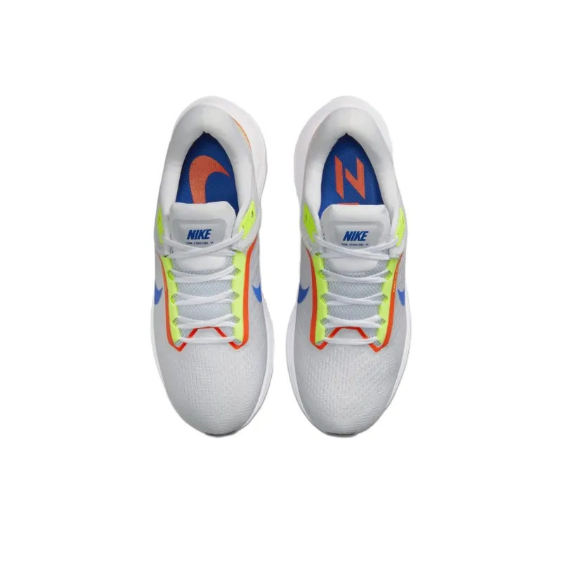 Nike Zoom Structure 24 Cushioning, Wear Resistant Low Top Running Shoes Men's Gray-2