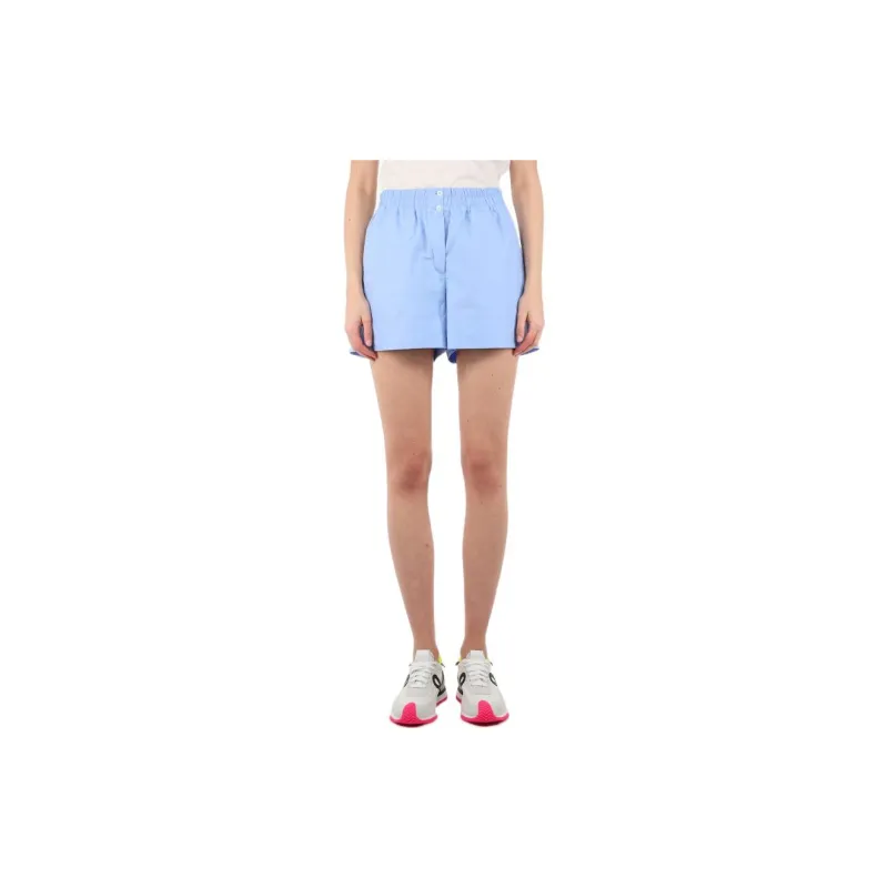 LOEWE Casual Shorts Women's Light Blue-1