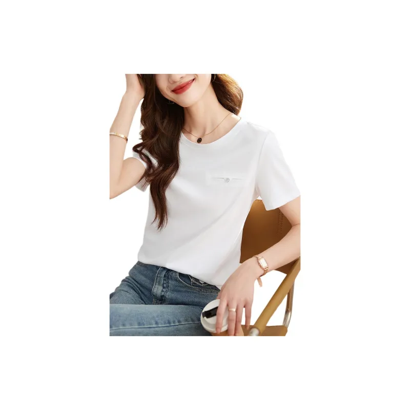 Mo Han Yi Mei T Shirt Women's White-0
