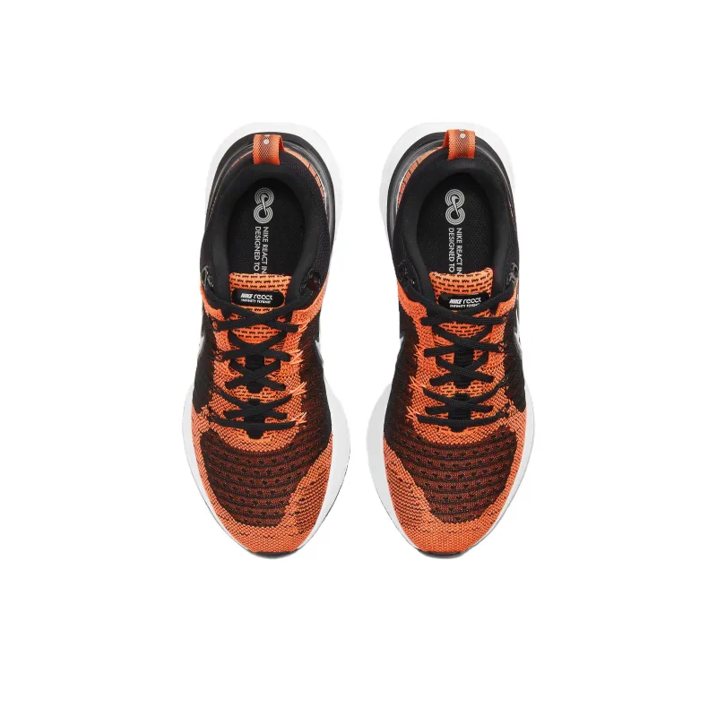 Nike React Infinity Run Flyknit 2 'Bright Mango Black' Women's-3