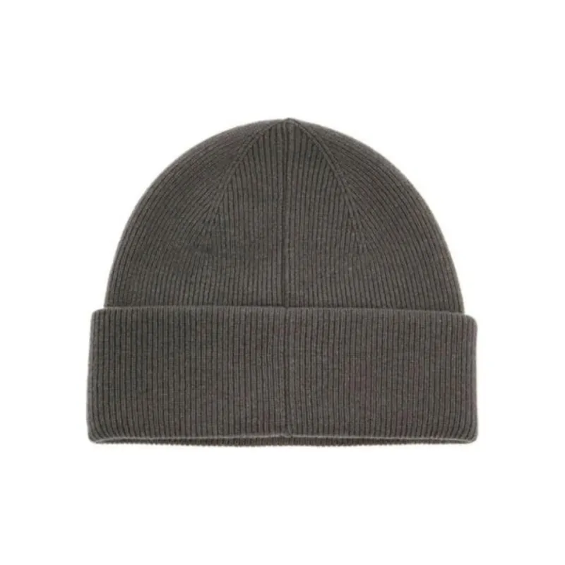 Fear Of God Logo Patch Ribbed Knit Beanie-1