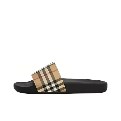 Burberry Vintage Check Print Slides