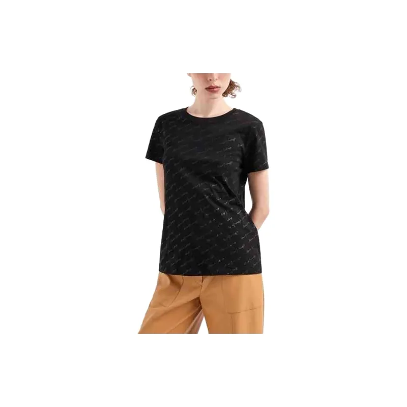 ARMANI EXCHANGEAE T Shirt Women's Black-1