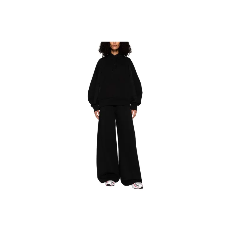 Reebok Woven Panelled Hoodie Sweatshirt Unisex Black-1