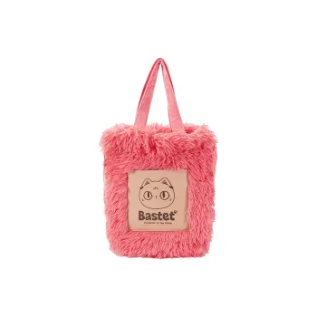 The British Museum Polyester Drawstring Shoulder Bag Backpack Large Size Women's Fuchsia