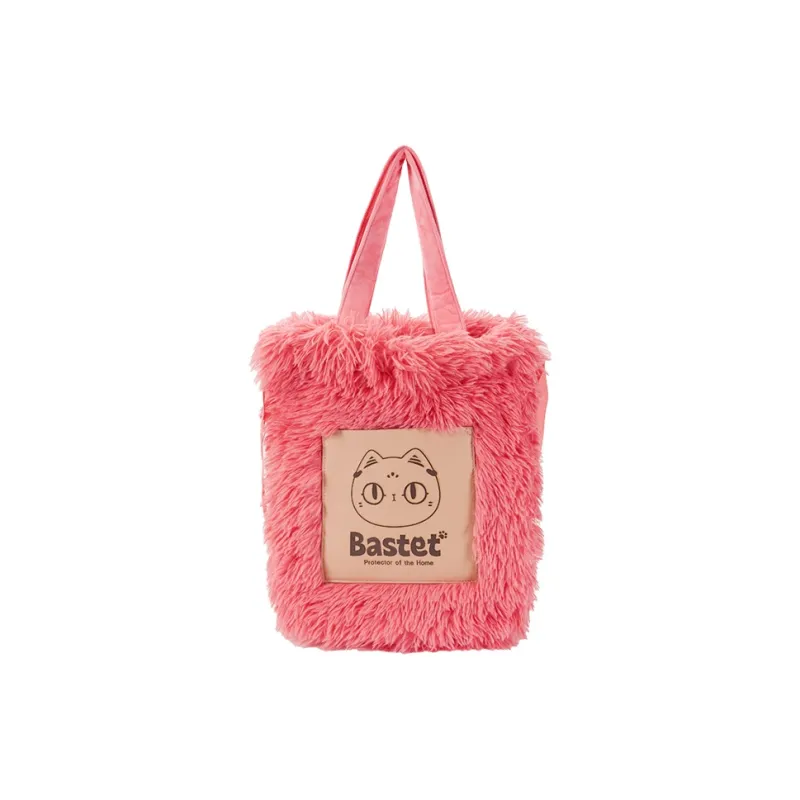 The British Museum Polyester Drawstring Shoulder Bag Backpack Large Size Women's Fuchsia-0