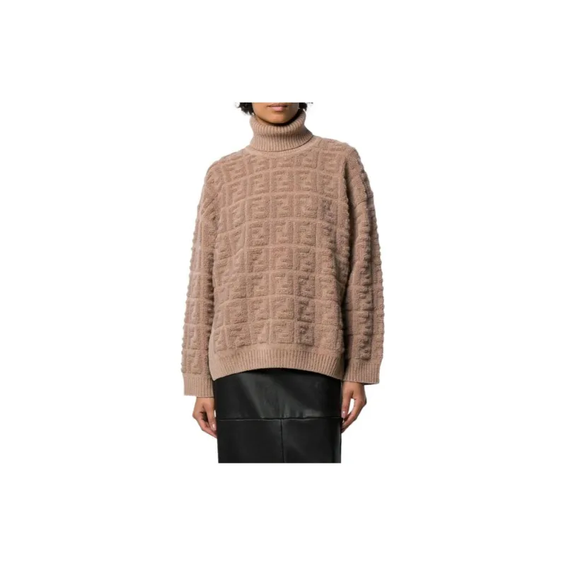 FENDI Sweaters Women's Brown-1