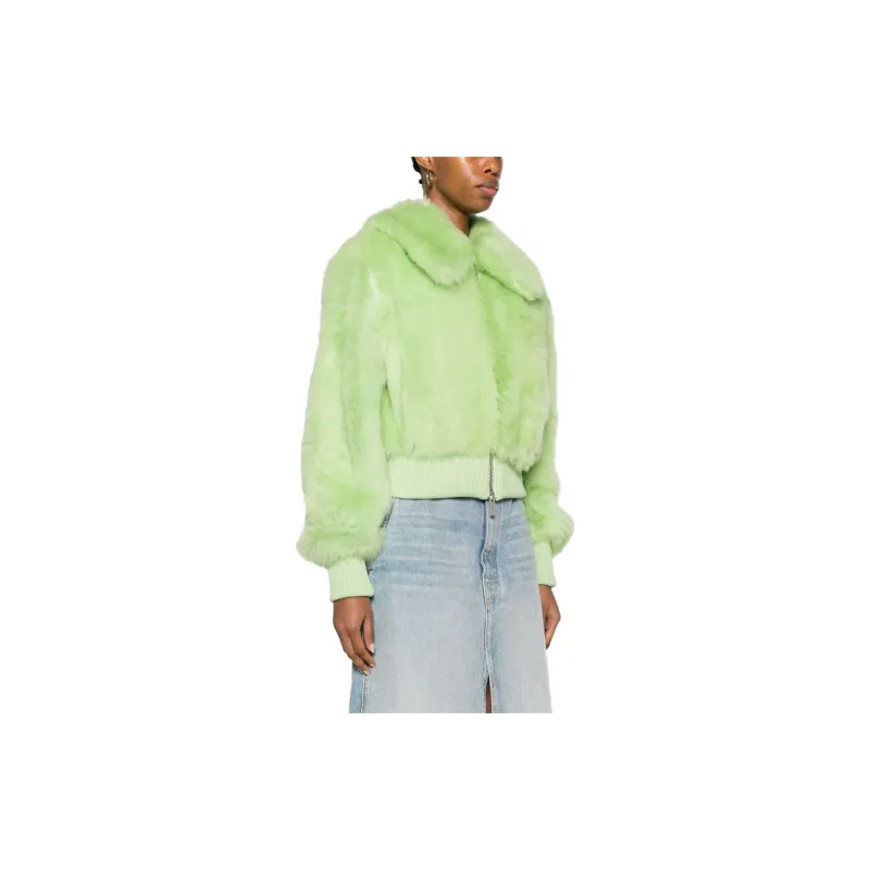 Blumarine Shearling Bomber Jacket-3