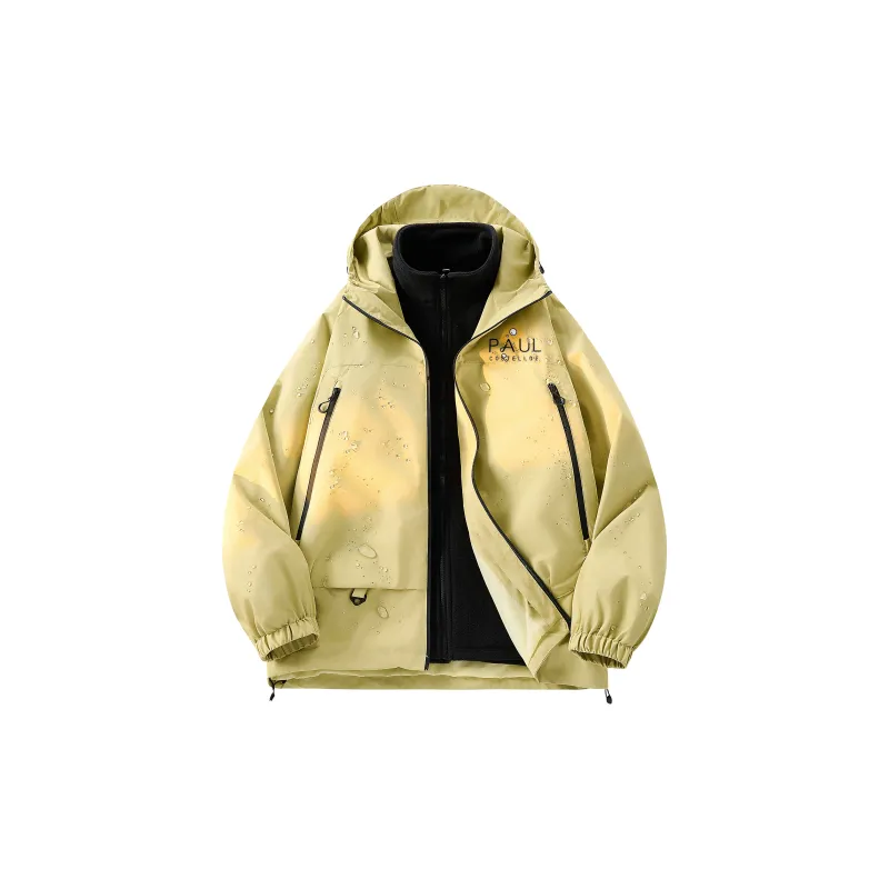 PAUL COSTELLOE Waterproof And Windproof To Keep Warm Windbreaker Jacket Unisex-22