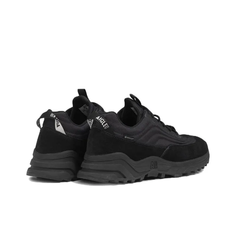 AIGLE Waterproof Low Top Outdoor Shoes Men's Black-3