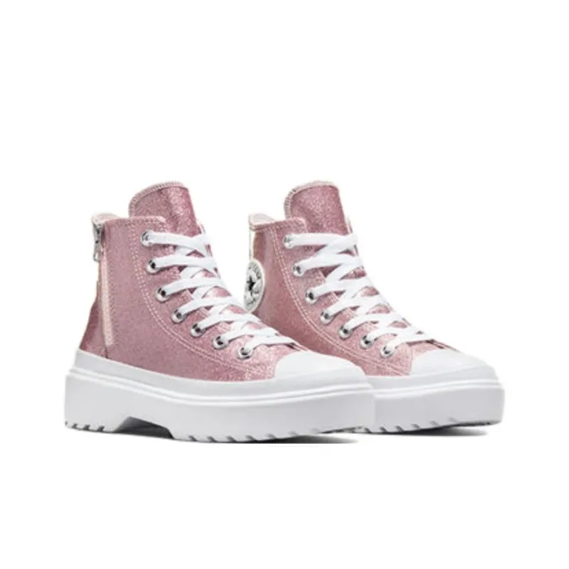 Chuck Taylor All Star Converse Lugged Lift Platform High Gs 'Glitter   Blush Hush'-2
