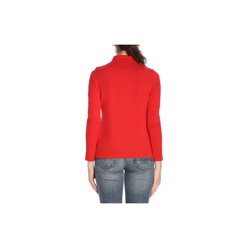 Burberry Polo Shirts Women's Red-2