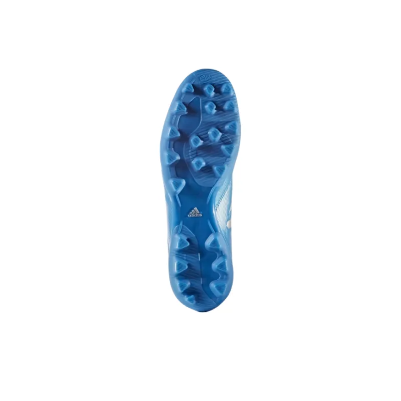 Adidas Messi AG Rubber Short Studs Artificial Ground Anti-Slip Wear-Resistant Soccer Shoes Men's Blue-4
