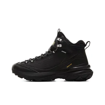 PEAK Cushioning Wear Resistant Rebound High Top Hiking Shoes Men's Black