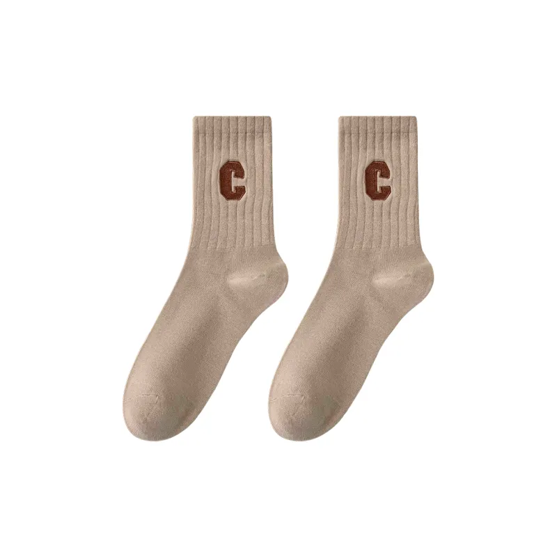Lan Miao Mid Calf Socks Women's 5 Pack-12