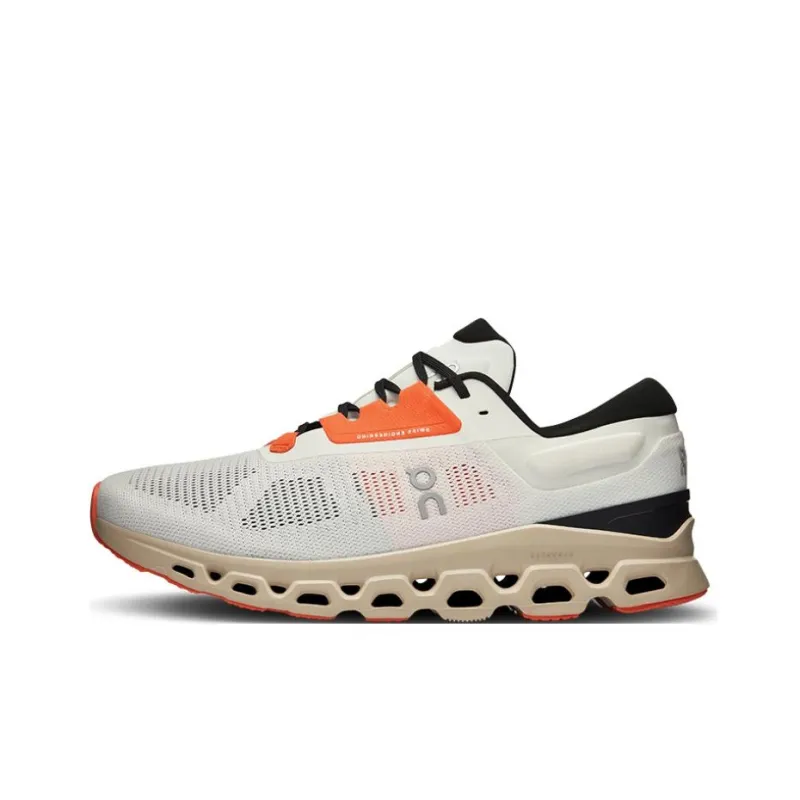 On CloudStratus 3 Undyed White Sand Orange-0
