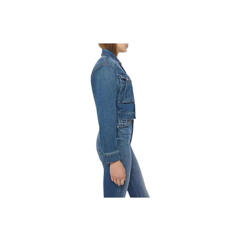 MOTHER Denim Jackets Women's Blue-2