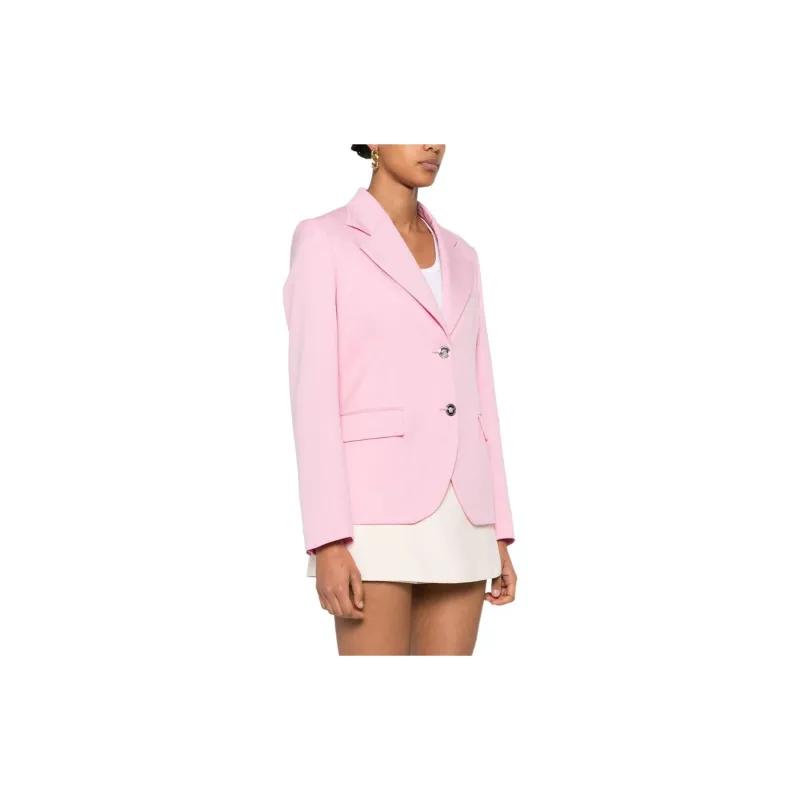 VERSACE Single breasted Virgin Wool Blazer-3