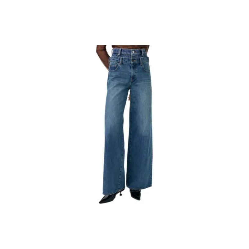 MOUSSY Jeans Women's Blue-6